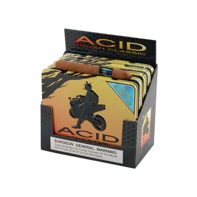 Enquiring ACID Krush Classic Blue Connecticut little cigars on our webshop