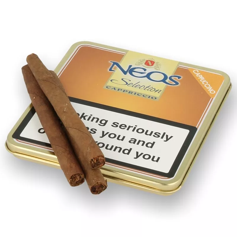 Neos little cigars with bright cover sheet from Ecuador